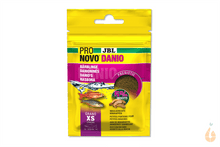Lade das Bild in den Galerie-Viewer, JBL Futter PRONOVO DANIO GRANO XS | Feines Granulat Hauptfutter | Fische + Zwergflusskrebse + Krabben + Garnelen + Schnecken