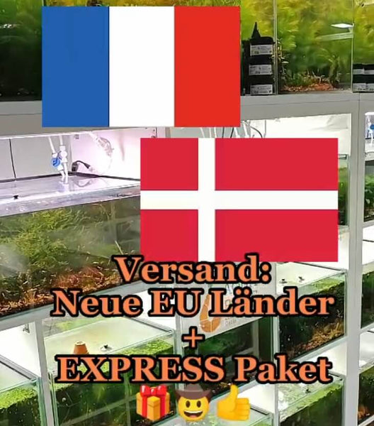 ▶️ Versand EU Länder bei Aqua Birne + Express Paket