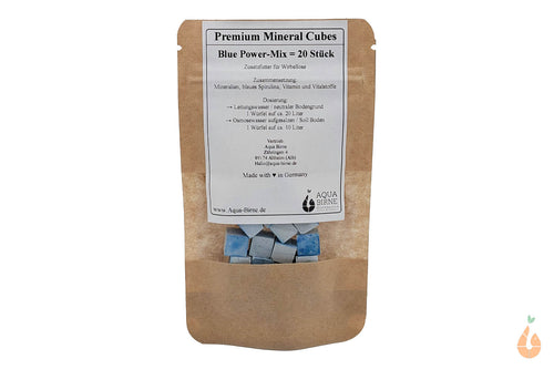 Aqua Birne - Premium Mineral Cubes | Mineralien Würfel für das Aquarium