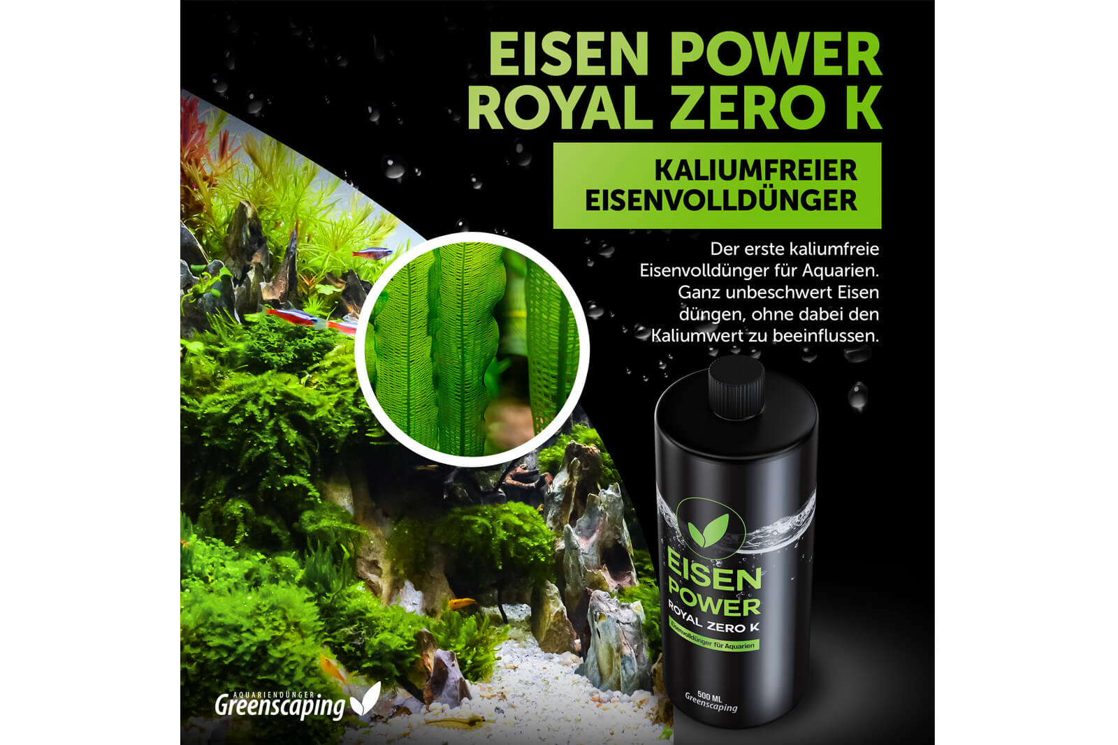greenscaping dünger erfahrungen Greenscaping Eisen Power Royal Zero K - Eisenvolldünger