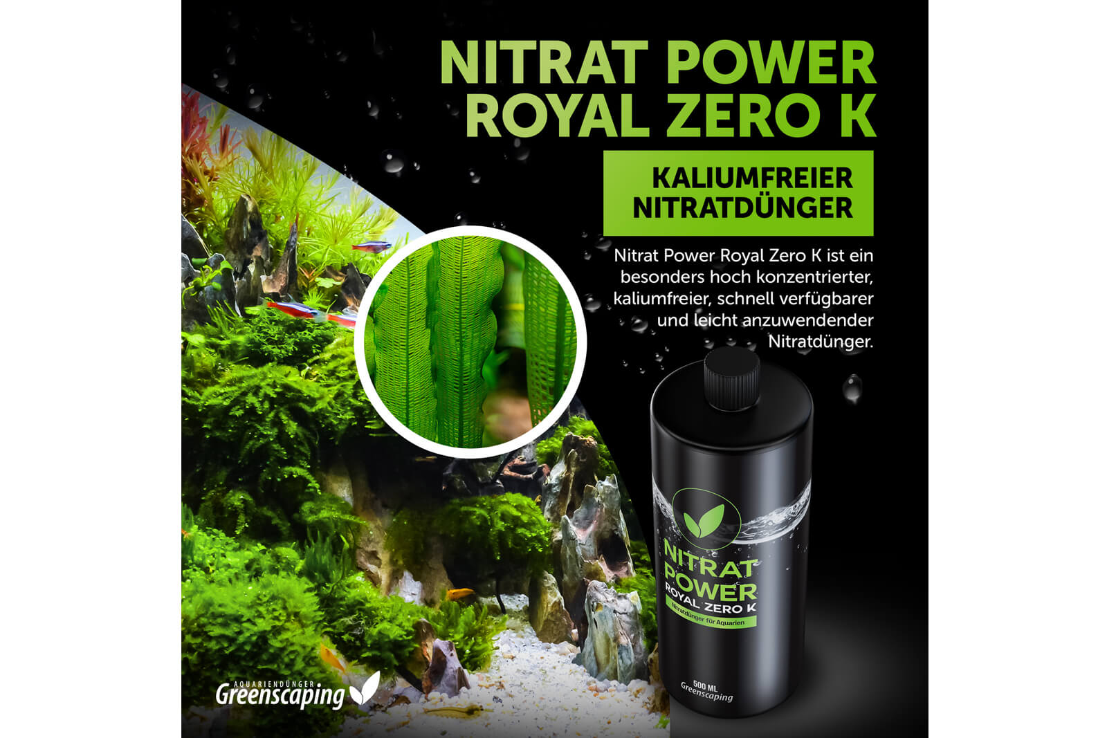 nitrat dünger aquarium Greenscaping N Power Royal Zero K - Nitratdünger