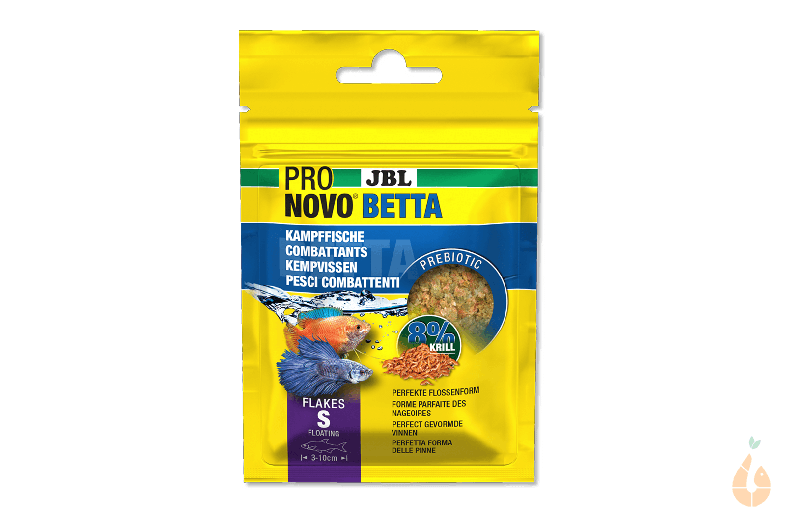 JBL Futter PRONOVO BETTA FLAKES S  | Aquarium Futtersticks Hauptfutter | Fische + Zwergflusskrebse + Krabben + Garnelen + Schnecken