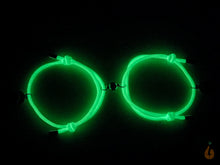 Lade das Bild in den Galerie-Viewer, 2x Partner Magnet Armband - leuchtet im Dunkeln | TÜRKIS + TÜRKIS | Partnerarmband, Freundschafts Armbänder
